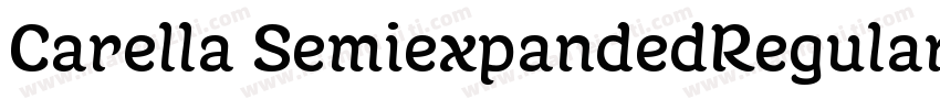 Carella SemiexpandedRegularttf字体转换
